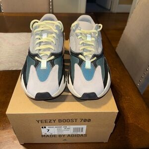 Adidas Yeezy Boost 700 Sneakers - Black, Blue, Cream